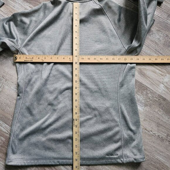 Nike Therma Fit Hoodie Womens M Big Spell Out Drawstring Gym Run Colorful Thumb - Picture 12 of 16